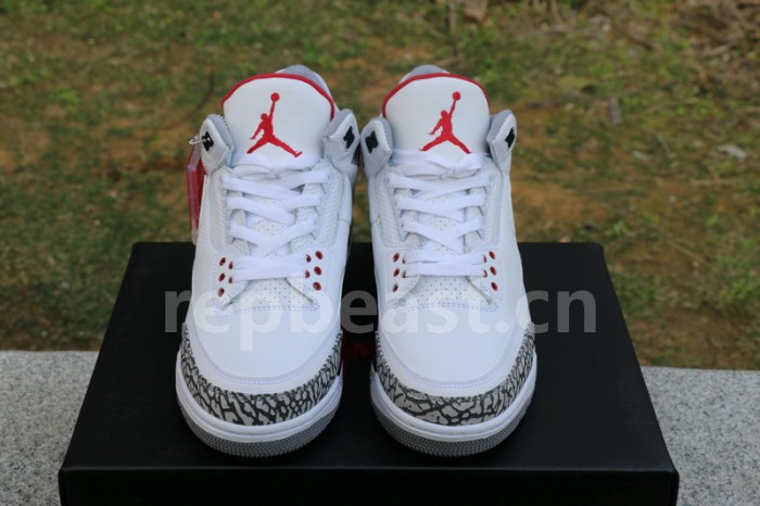 Authentic Air Jordan 3 JTH NRG Fire Red