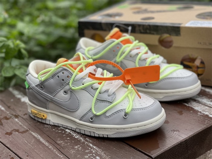 Authentic OFF-WHITE x Nike Dunk Low “The 50”   DM1602 128