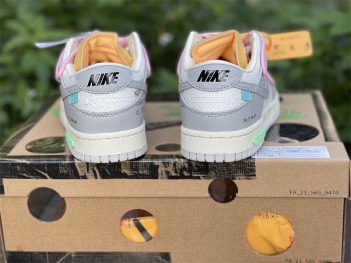 Authentic OFF-WHITE x Nike Dunk Low “The 50”   DM1602 109
