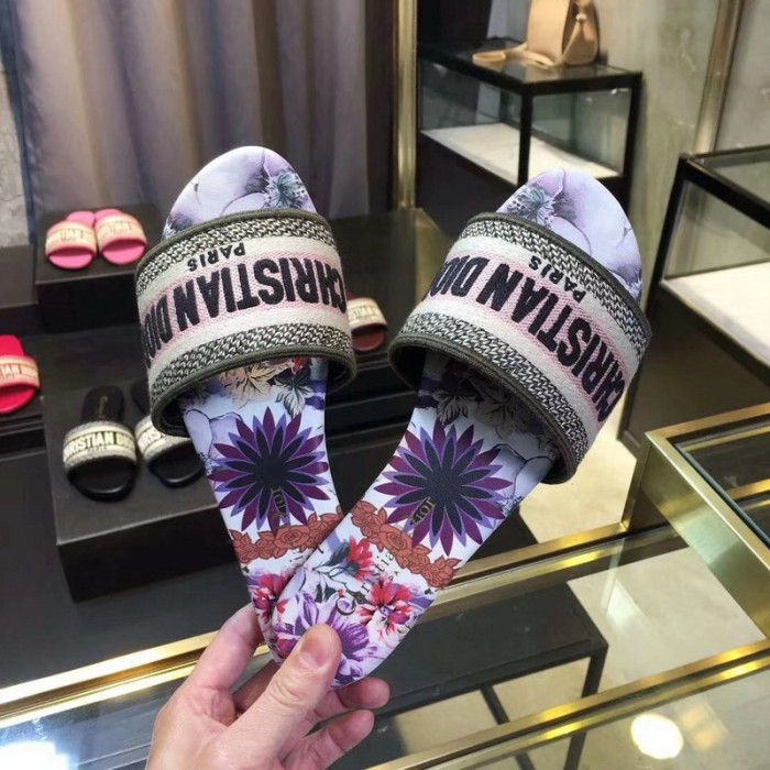 Dior women slippers 1;1 Quality-003