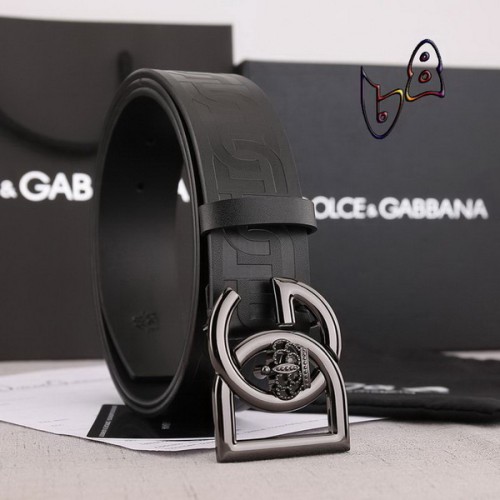 Super Perfect Quality DG Belts(100% Genuine Leather,steel Buckle)-039