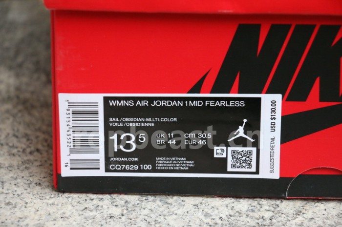 Authentic Melody Ehsani x Air Jordan 1 Mid  “Fearless” Women Shoes