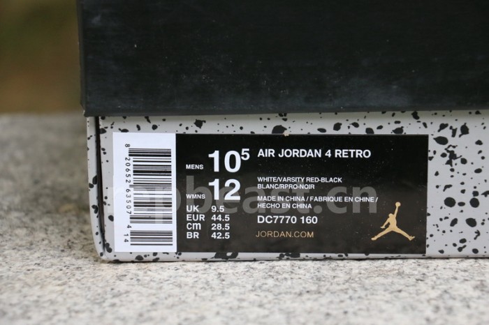 Authentic Air Jordan 4 “Fire Red” 2020