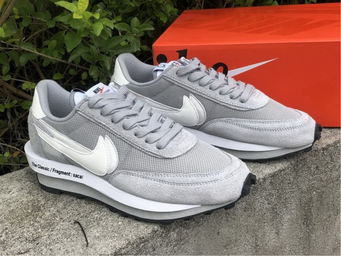 Authentic fragment Design x sacai x Nike LDV Waffle  Grey