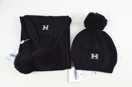Hermes Wool Cap Scarf AAA-016