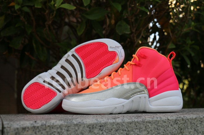 Authentic Air Jordan 12 GS “Hot Punch”