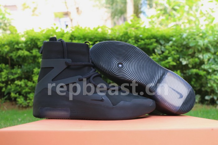 Authentic Nike Air Fear of God 1 “Triple Black”