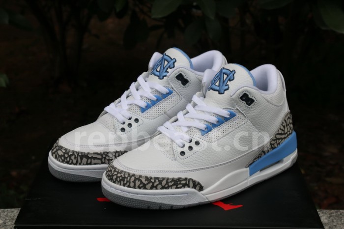 Authentic Air Jordan 3 UNC PE