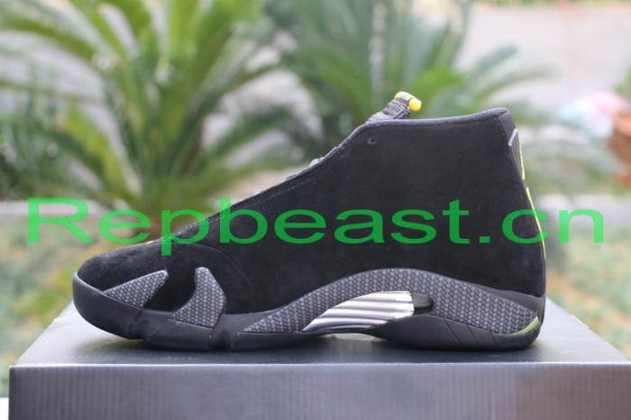 Authentic Air Jordan 14 “Black Suede Ferrari”