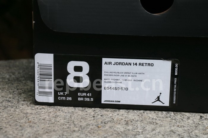 Authentic Air Jordan 14 “Ferrari”(restock)