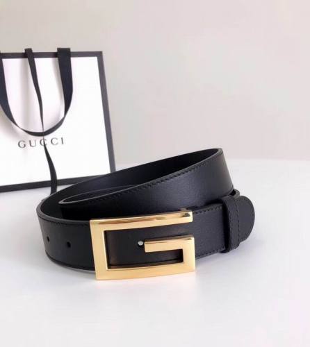 Super Perfect Quality G women Belts(100% Genuine Leather,steel Buckle)-458