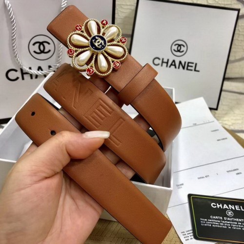 Super Perfect Quality CHNL Belts(100% Genuine Leather,steel Buckle)-008