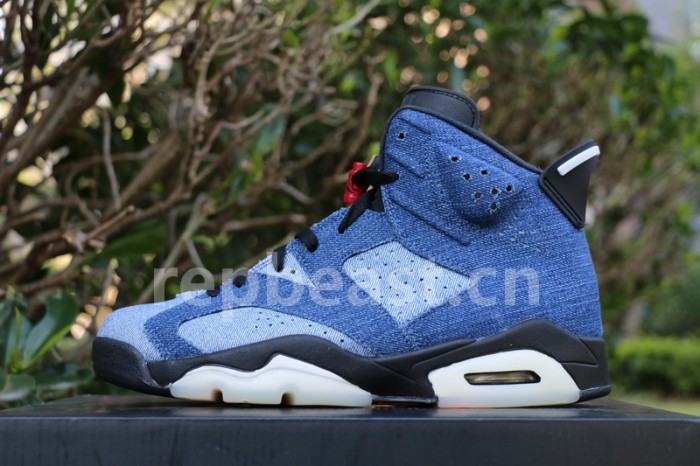 Authentic Air Jordan 6 “Washed Denim”