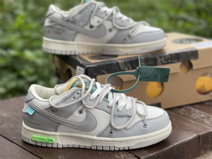 Authentic OFF-WHITE x Nike Dunk Low “The 50” DM1602 117