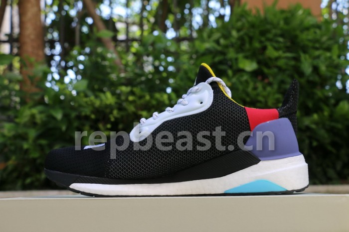 Authentic Pharrell Williams x AD Solar Hu Glide Black