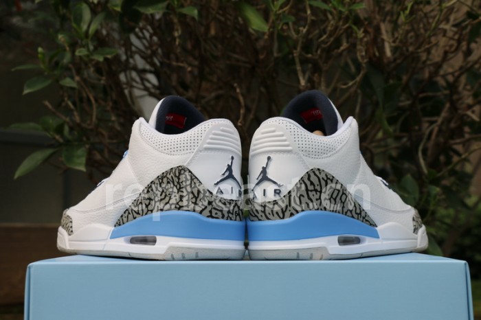 Authentic Air Jordan 3 “UNC” 2020