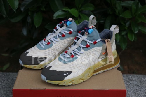 Authentic Travis Scott x Nike Air Max 270 React “Cactus Trails”