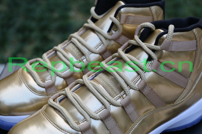 Authentic Air Jordan 11 Gold PE