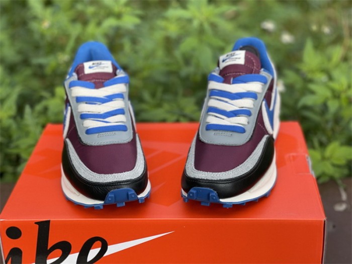 Authentic Sacai x Clot x Nike LDWaffle  Night Maroon