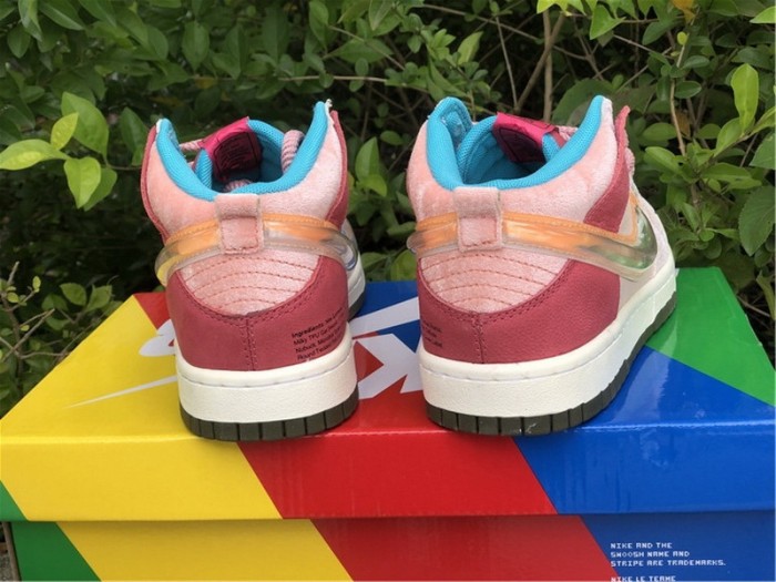 Authentic Social Status x Nike Dunk Low Pink
