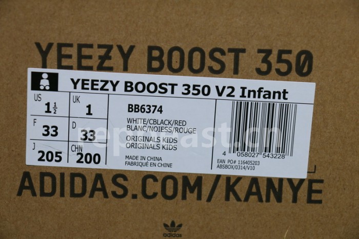 Authentic Yeezy 350 Boost Infant Zebra