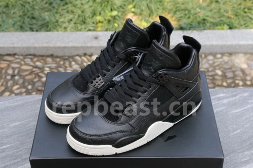 Authentic Air Jordan 4 Premium “Black”