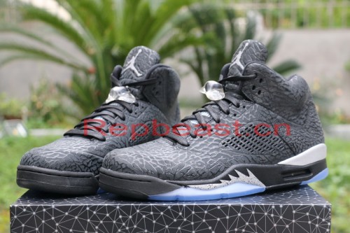 Authentic Air Jordan 3Lab5 “Metallic Silver”