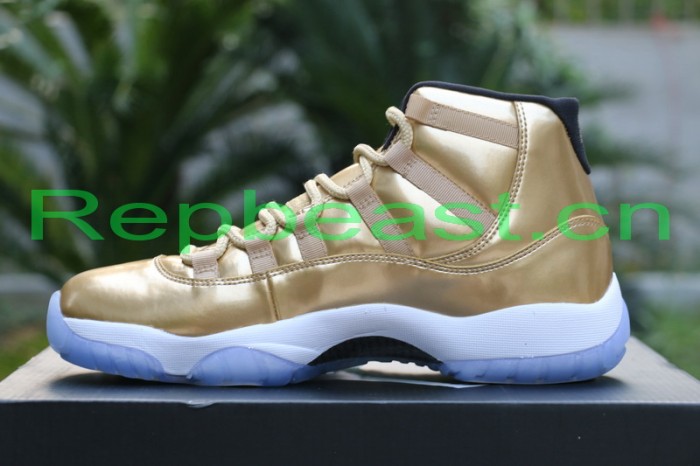 Authentic Air Jordan 11 Gold PE