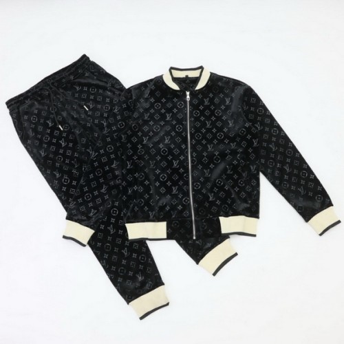 LV long sleeve men suit-376(M-XXXL)