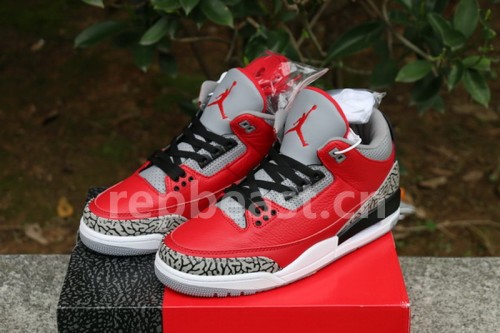 Authentic Air Jordan 3 “Red Cement”
