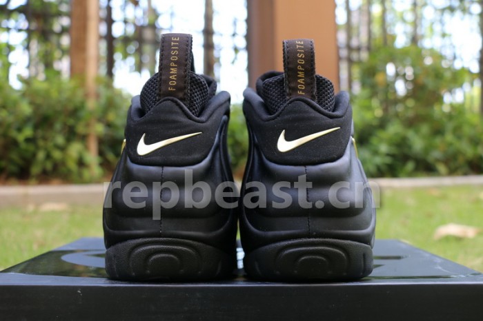 Authentic Nike Air Foamposite Pro “Black Metallic Gold”