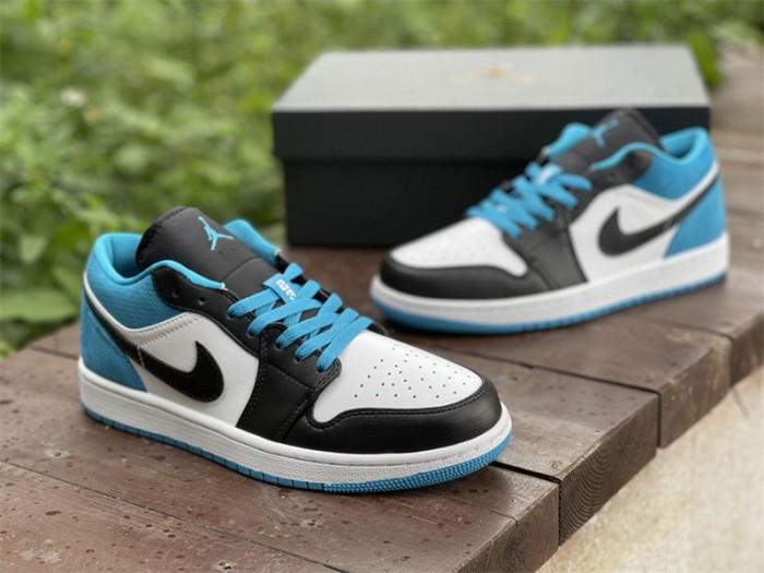 Authentic Air Jordan 1 Low “Laser Blue”