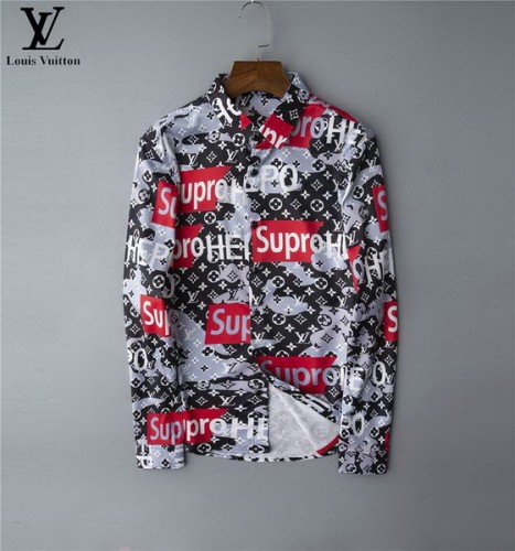 LV long sleeve shirt men-042(M-XXXL)