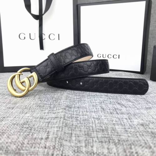 Super Perfect Quality G women Belts(100% Genuine Leather,steel Buckle)-416