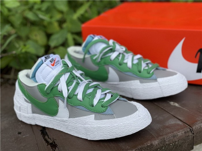 Authentic sacai x Nike Blazer Low Green