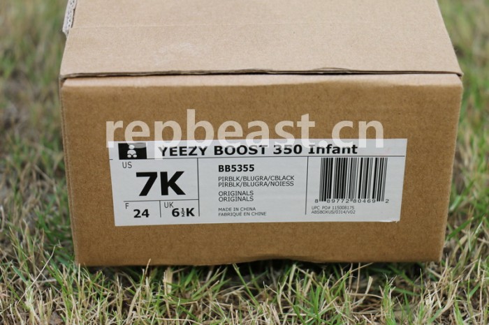 Authentic Yeezy 350 Boost Infant “Pirate Black”