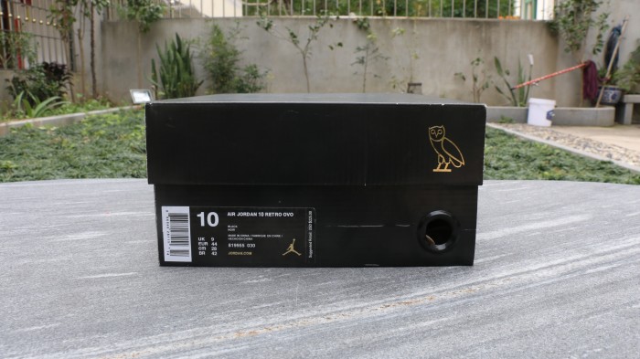 Authentic Air Jordan 10 “OVO” Black
