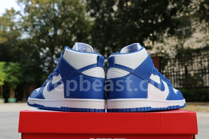 Authentic Nike Dunk Hi Blue White