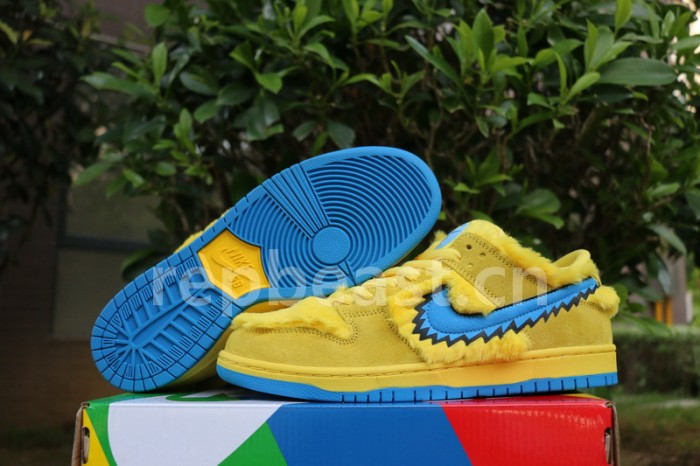 Authentic Grateful Dead x Nike Dunk SB Low “Yellow Bear” Women Shoes