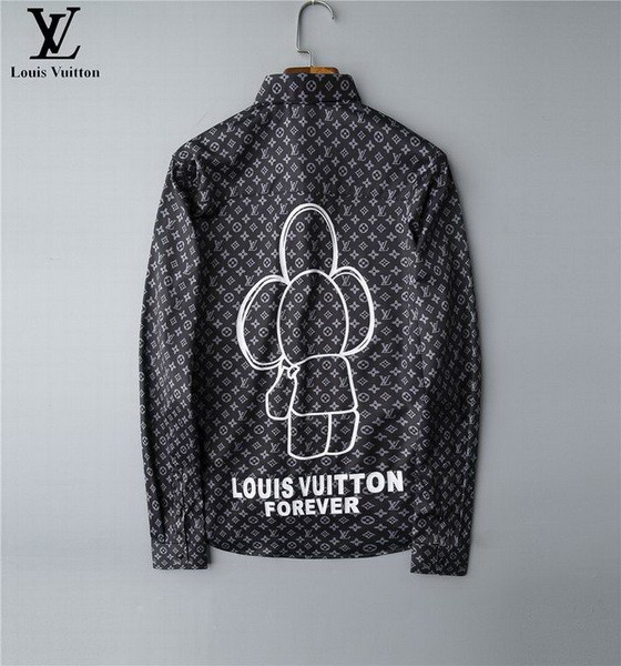 LV long sleeve shirt men-035(M-XXXL)