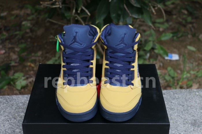 Authentic Air Jordan 5 SP “Michigan”
