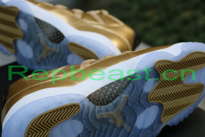Authentic Air Jordan 11 Gold PE