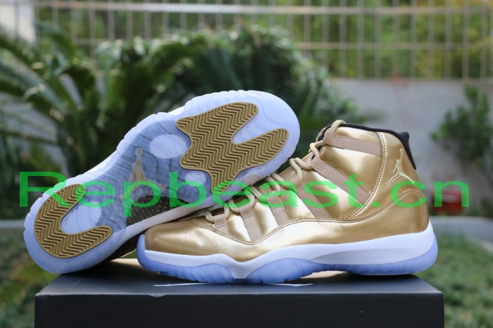 Authentic Air Jordan 11 Gold PE