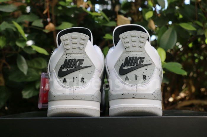 Authentic Air Jordan 4 “White Cement”