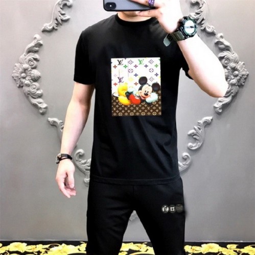 LV short sleeve men suit-020(M-XXXXL)