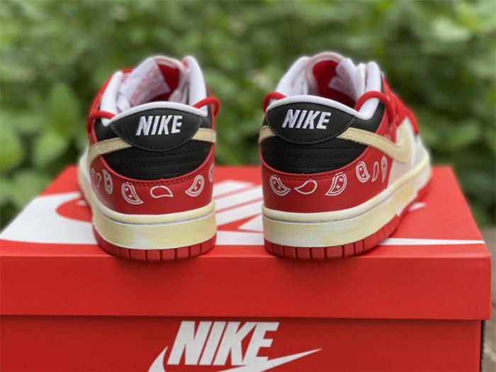 Nike Dunk Low “University Red” Custom made