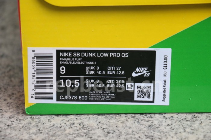 Authentic Grateful Dead x Nike SB Dunk Low “Pink Bear”