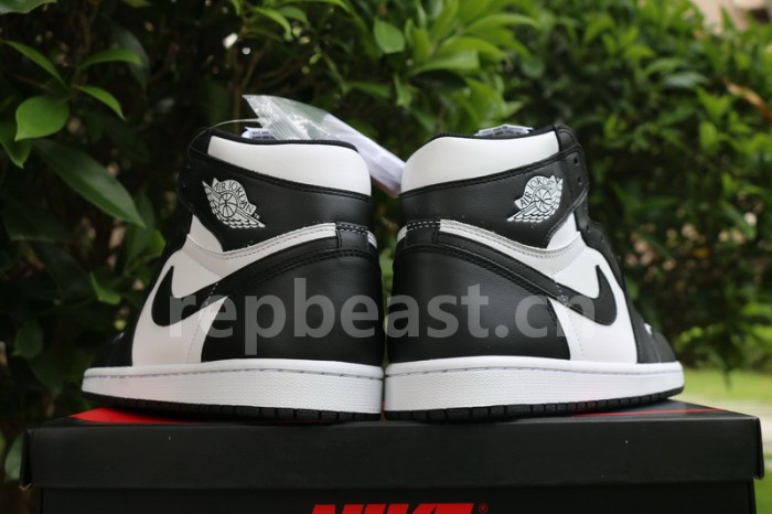 Authentic Air Jordan 1 OG Retro High Black/White