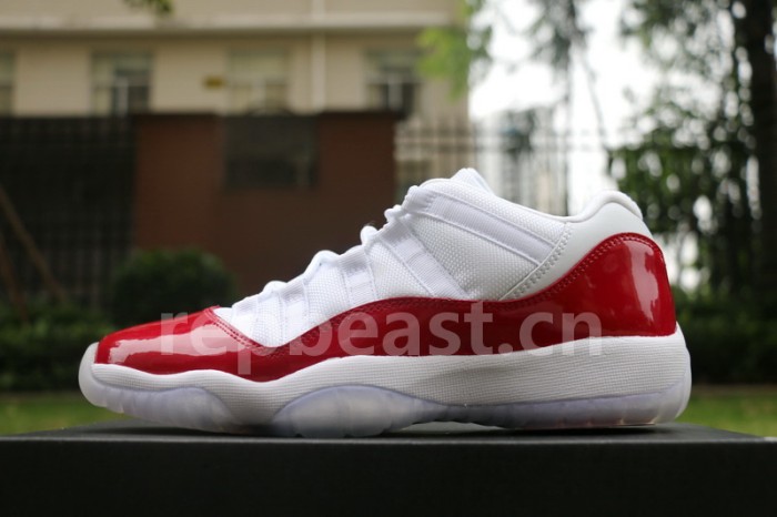 Authentic Air Jordan 11 Low Varsity Red GS