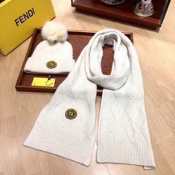 FD Wool Cap Scarf AAA-041
